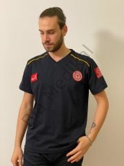 Acil Sağlık Lacivert Penye Koton V Yaka T-Shirt
