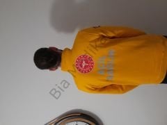 112 Acil Sağlık Yarım Fermuarlı Balıkçı Sweat sarı