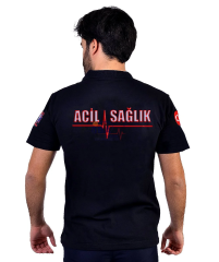 Acil Sağlık Polo Yaka Kısa Kol T-Shirt