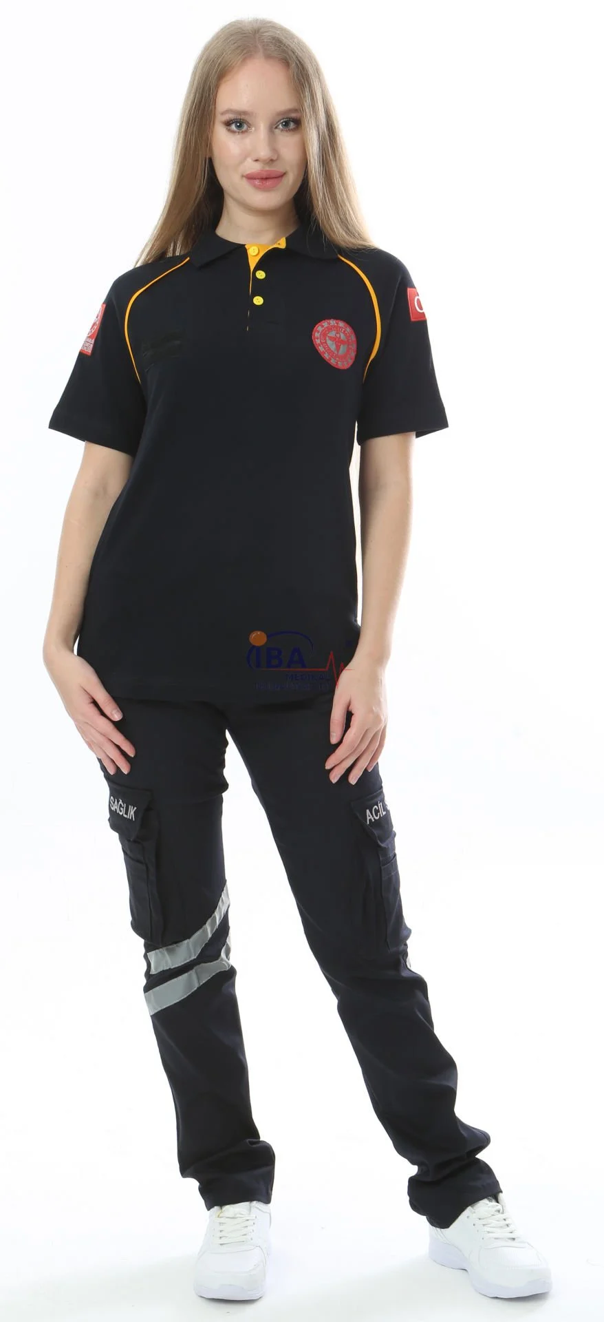 112 Acil Sağlık  Lakost Kısa Kol T-Shirt Lacivert