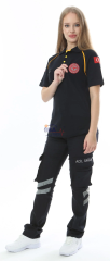 112 Acil Sağlık  Lakost Kısa Kol T-Shirt Lacivert
