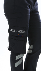 112 Acil Sağlık Likralı Coton Pantolon (SLIM FIT))
