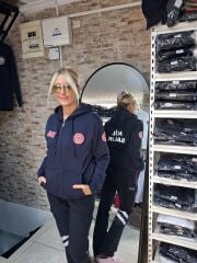 112 Acil Sağlık Kapşonlu fermuarlı Polar Lacivert