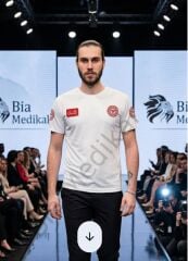 Sıfır yaka Comfort Acil Sağlık (Beyaz) tişört