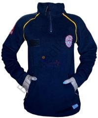 112 Acil Sağlık Yarım Fermuarlı Balıkçı Sweat (Lacivert)