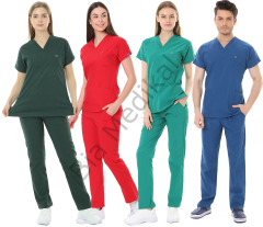 Hemsire formasi likralı scrubs