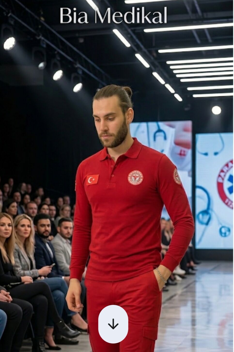 112 Polo yaka acil sağlık tişört  (Bordo Uzun Kol)