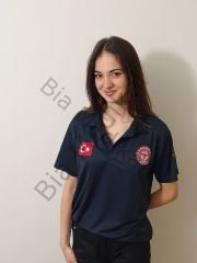 112 Polo yaka tişört Comfort  Acil Sağlık (Lacivert)