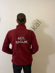 YENİ ACİL SAĞLIK 112 POLAR HIRKA (BORDO)2025
