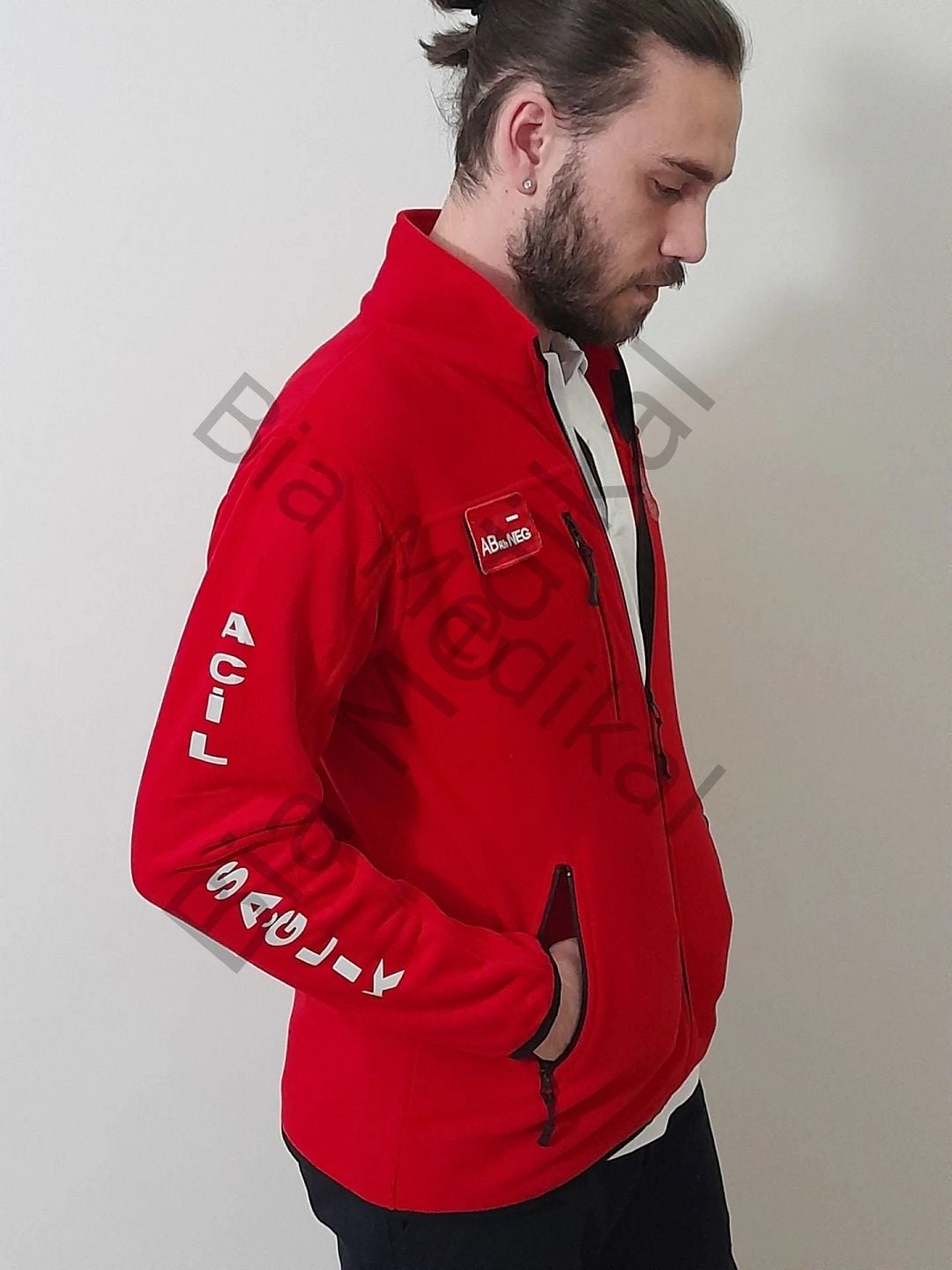 YENİ ACİL SAĞLIK 112 POLAR HIRKA (KIRMIZI)2025