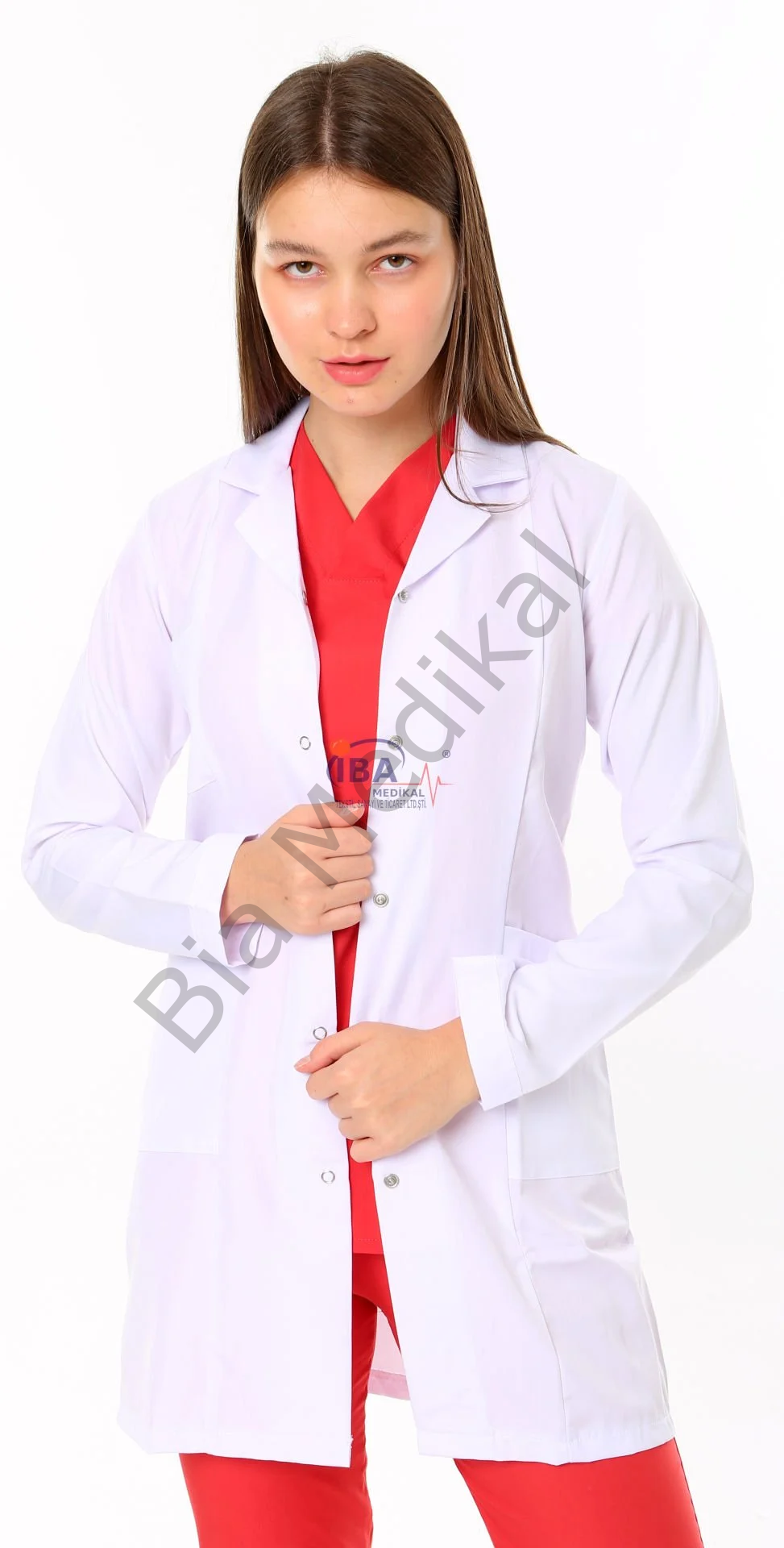 Doktor Önlükleri Önlük - Vizit - Bayan - Klasik Yaka