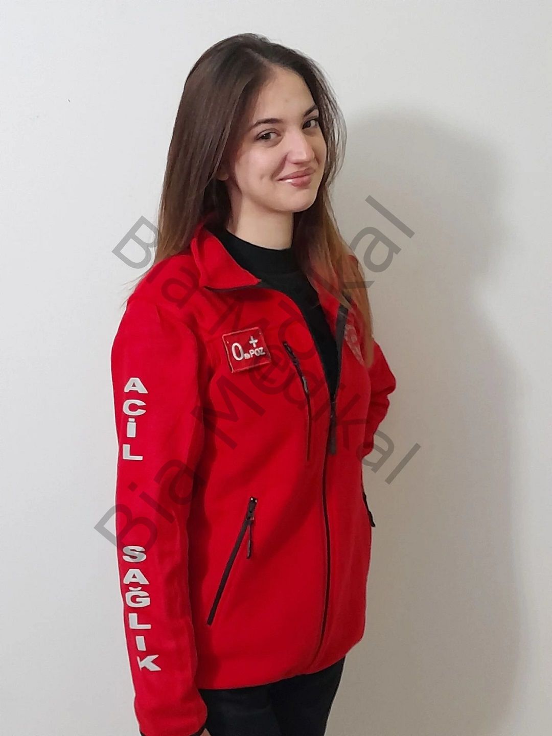 112 POLAR  (KIRMIZI) ACİL SAĞLIK HIRKA