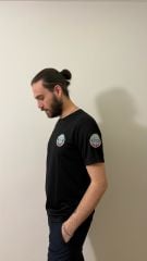 Sıfır yaka Comfort Paramedik (Siyah) tişört