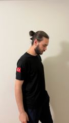 Sıfır yaka Comfort Paramedik (Siyah) tişört