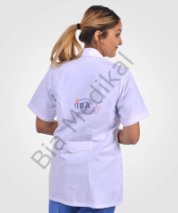 Doktor Önlükleri Önlük - Önlük - Kısa - Bayan - Klasik Yaka