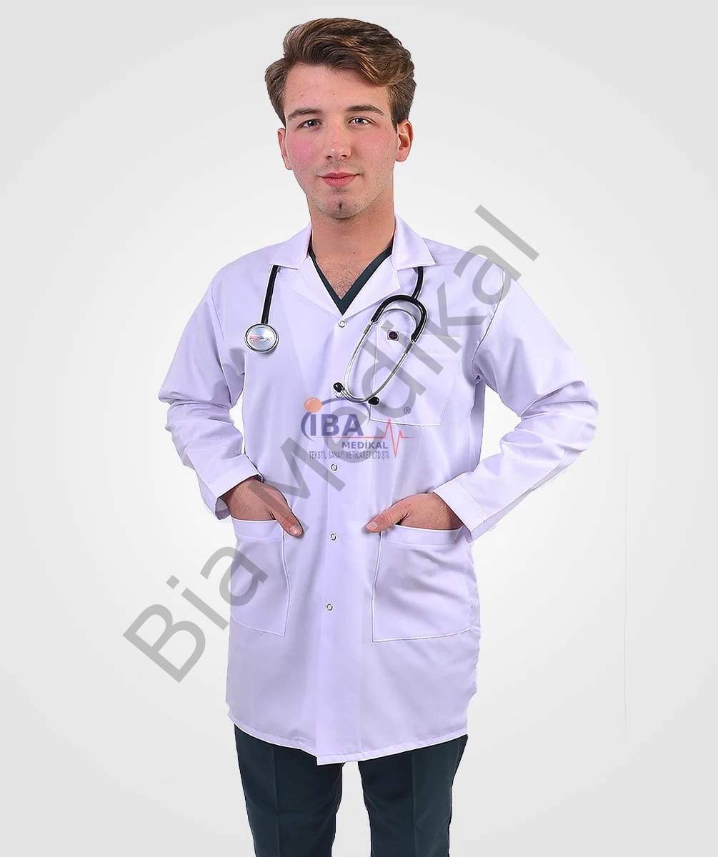 Doktor Önlükleri Önlük - Klasik Yaka - Vizit - Erkek Önlük