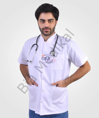 Doktor Önlükleri  -Önlük - Kısa - Erkek - Hakim Yaka