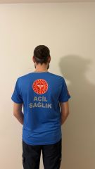 Sıfır yaka Comfort 112 Acil Sağlık (saksmavi)