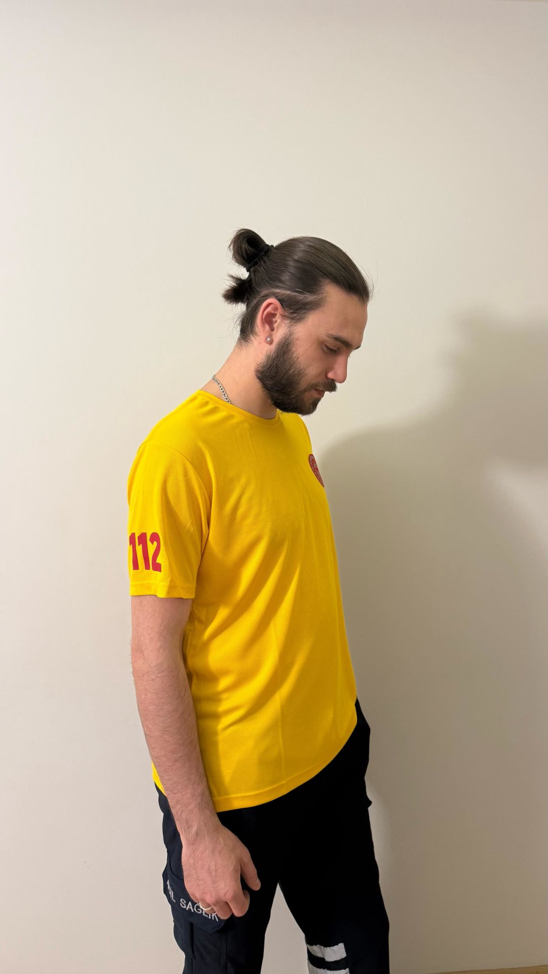 Sıfır yaka Comfort 112 Acil Sağlık (sarı)