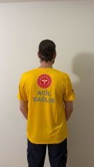 Sıfır yaka Comfort 112 Acil Sağlık (sarı)