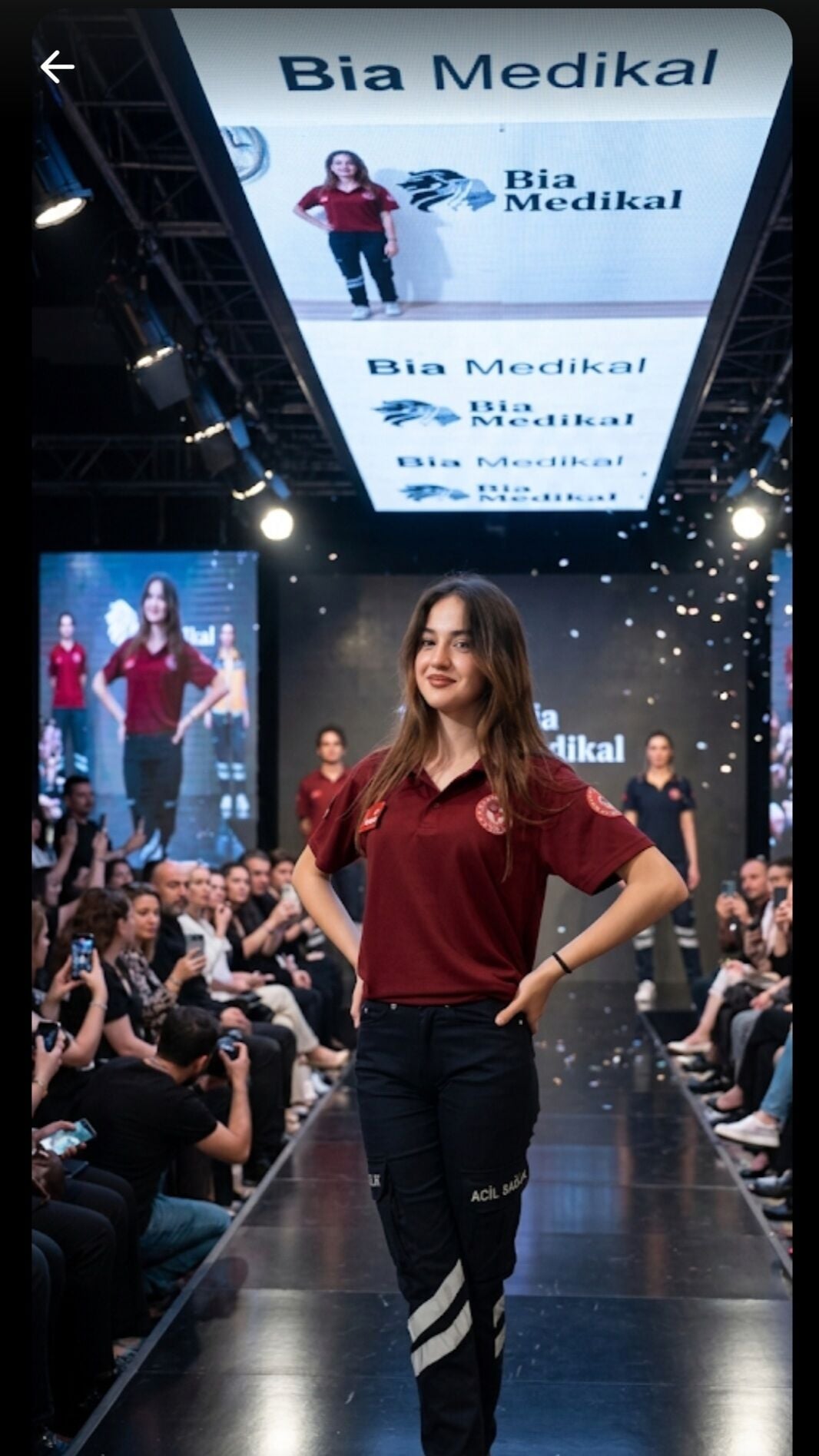 Polo yaka Lakost  112 Acil Sağlık (Bordo)