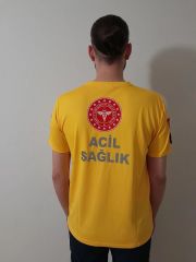 V -yaka Comfort 112 Acil Sağlık (sarı)