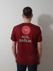 V -yaka Comfort 112 Acil Sağlık (bordo)