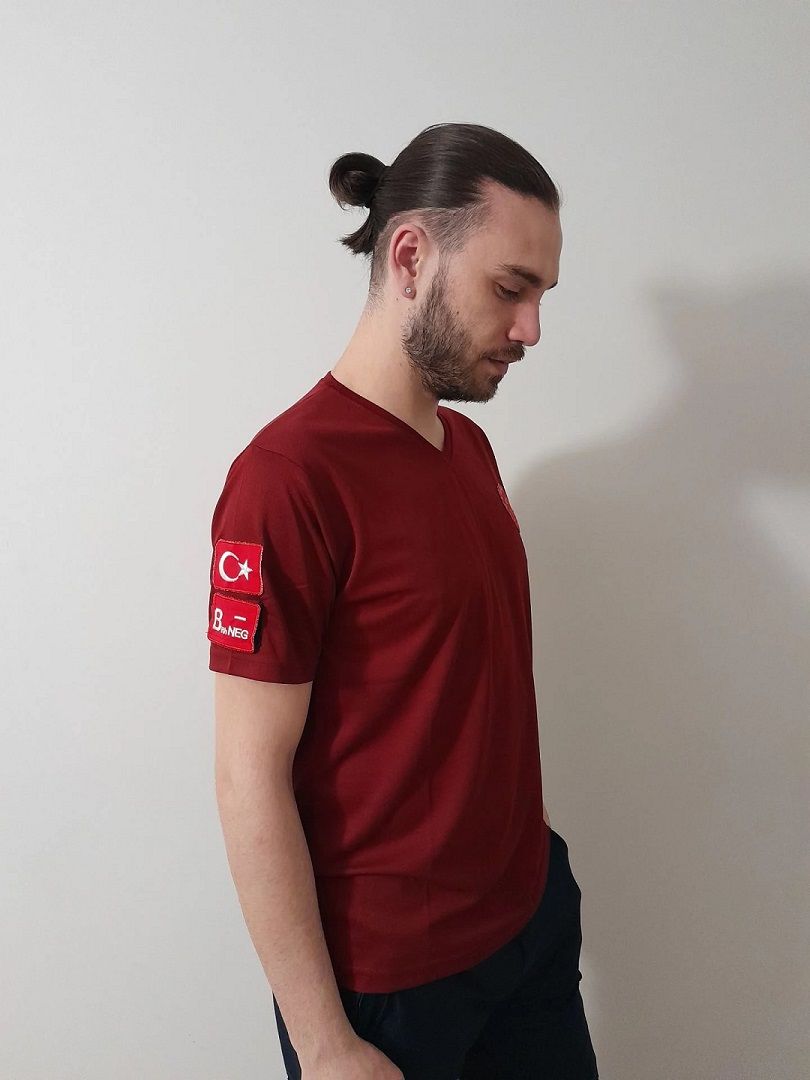 V -yaka Comfort 112 Acil Sağlık (bordo)