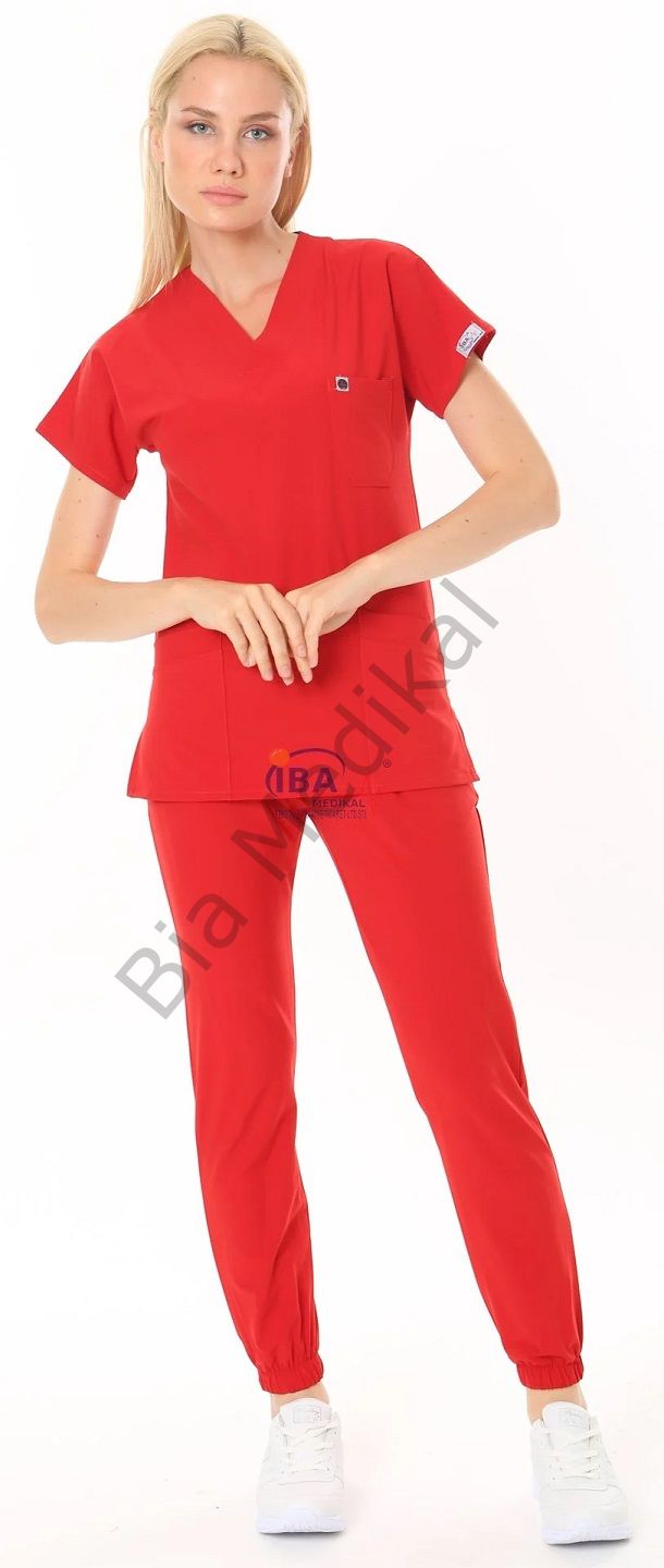 i-Premium Jogger Likralı Takım XXS - 36 Beden - Kırmızı