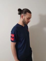 V -yaka Comfort 112 Acil Sağlık (Lacivert)