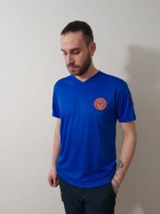 V -yaka Comfort 112 Acil Sağlık (Saks mavisi)