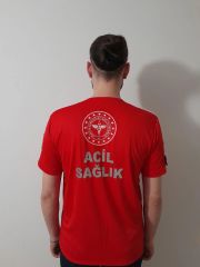 V -yaka Comfort 112 Acil Sağlık (Kırmızı)