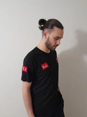 Sıfır Yaka PENYE  112 Acil Sağlık (Siyah) tişört
