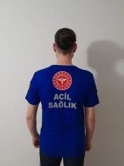 Sıfır Yaka PENYE  112 Acil Sağlık (Saks mavisi)