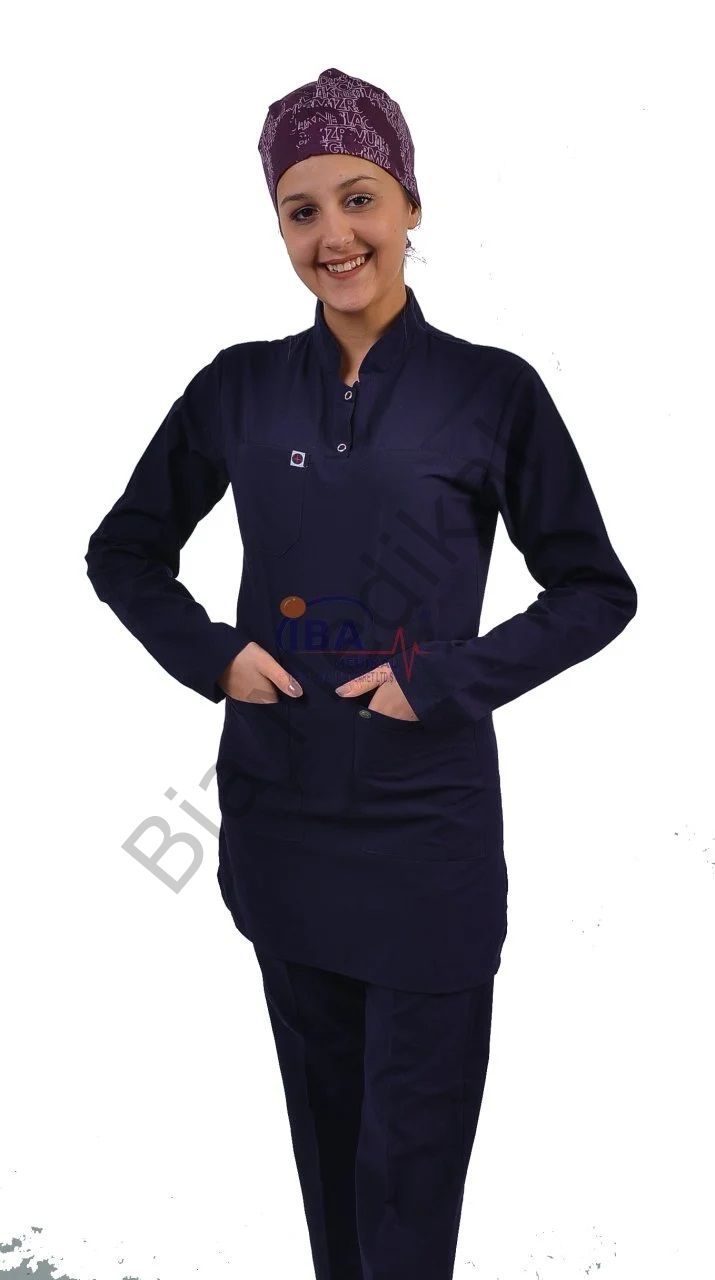 i-Soft Tesettür Likralı Takım XL - 46-48 Beden - Lacivert