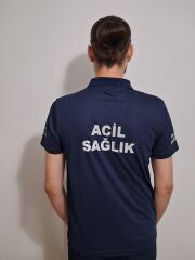 Polo yaka Comfort  Acil Sağlık lacivert AMBULANS KIYAFETİ