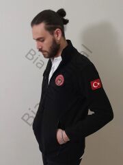 112 POLAR  SİYAH ACİL SAĞLIK HIRKA