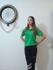 Polo yaka Comfort  112 Acil Sağlık T-shirt (Yeşil)