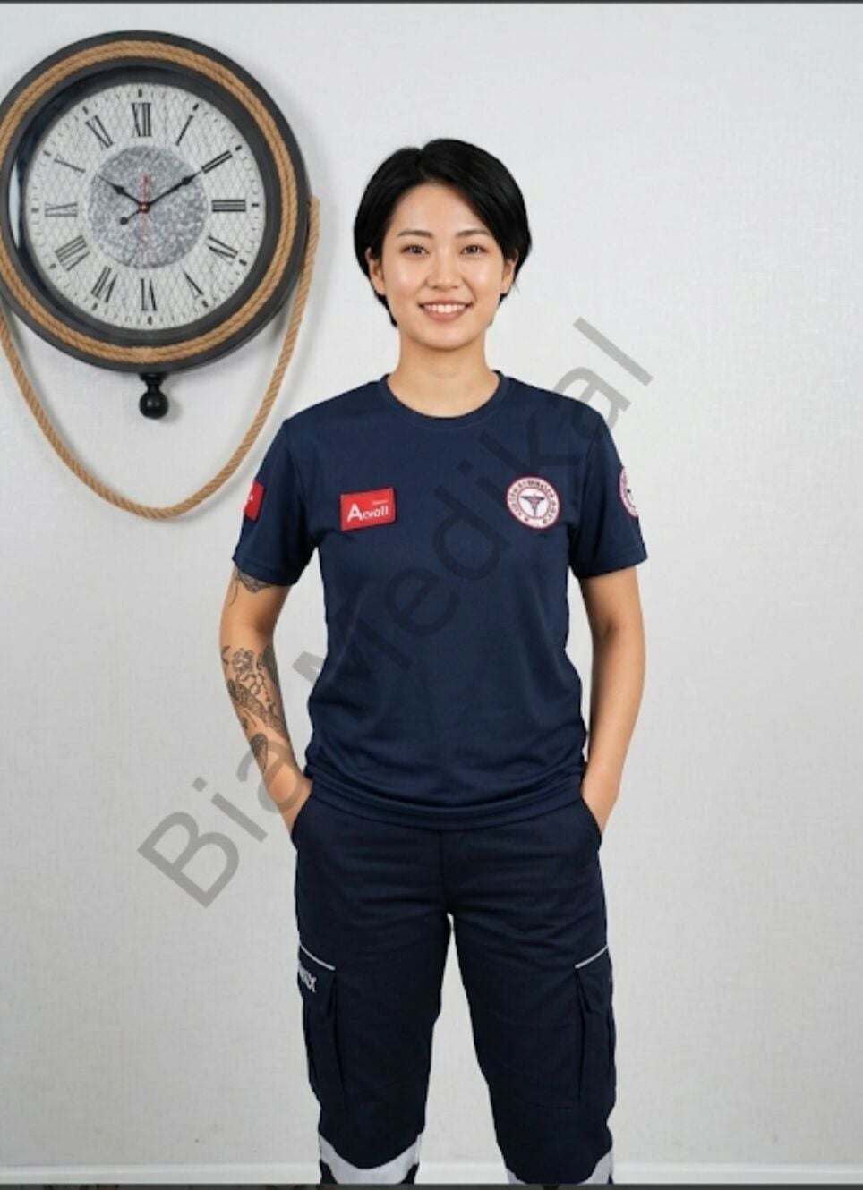 Sıfır yaka Comfort Acil Sağlık (Lacivert)