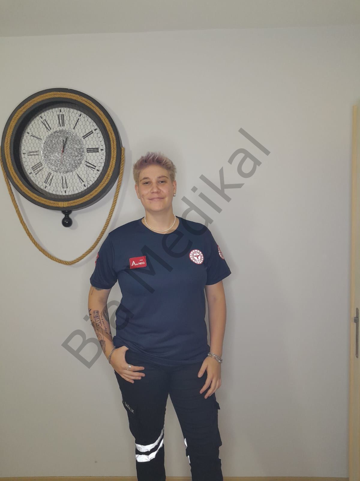 Sıfır yaka Comfort Acil Sağlık (Lacivert)