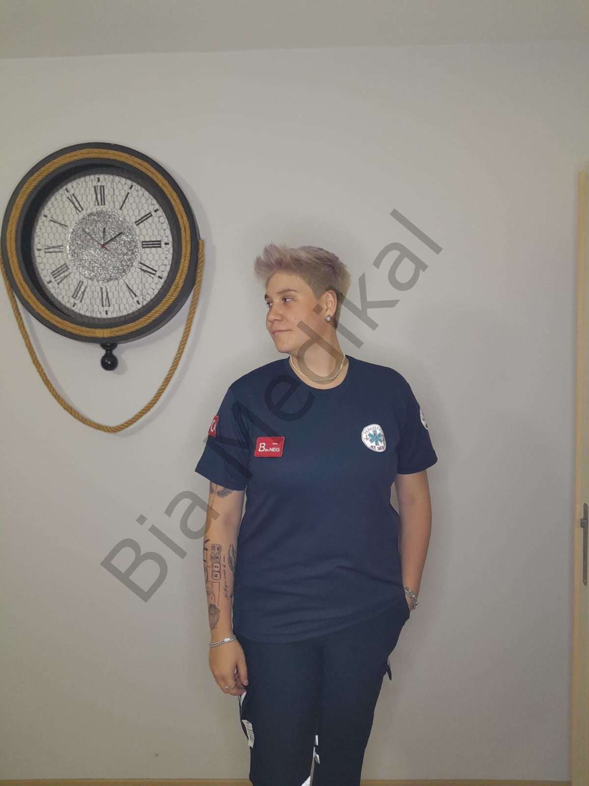 Sıfır yaka Comfort Paramedik (Lacivert)