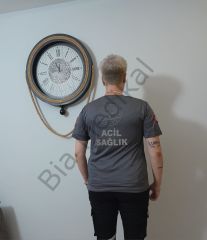 Sıfır yaka Comfort Acil Sağlık (Gri)