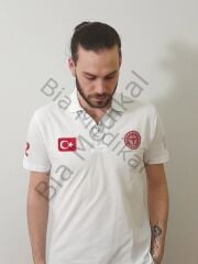 Polo yaka Paramedik t-shirt 2025 (Beyaz)(bia30)