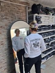 Paramedik Bisiklet yaka Sweat (Beyaz)