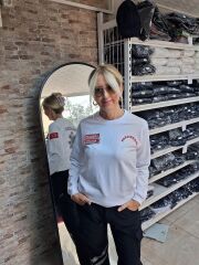 Paramedik Bisiklet yaka Sweat (Beyaz)