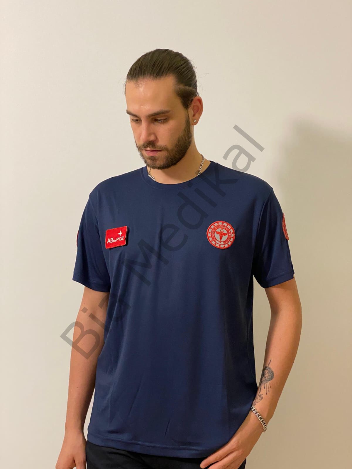 Sıfır yaka Comfort 112 Acil Sağlık (Lacivert) tişört