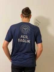 Sıfır yaka Comfort 112 Acil Sağlık (Lacivert) tişört