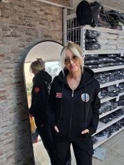 PARAMEDİK Kapşonlu fermuarlı siyah polar