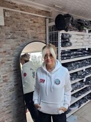 PARAMEDİK Kapşonlu Sweat (Beyaz)