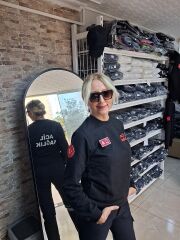 112 Acil Sağlık Sıfır Yaka Sweat (Siyah)puf baskı